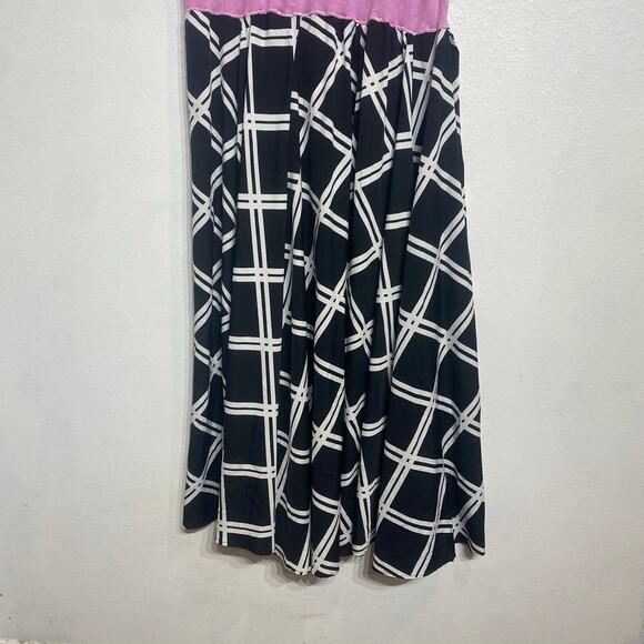 Upcycled Nirvana Maxi Dress Sz M - Picture 4 of 11
